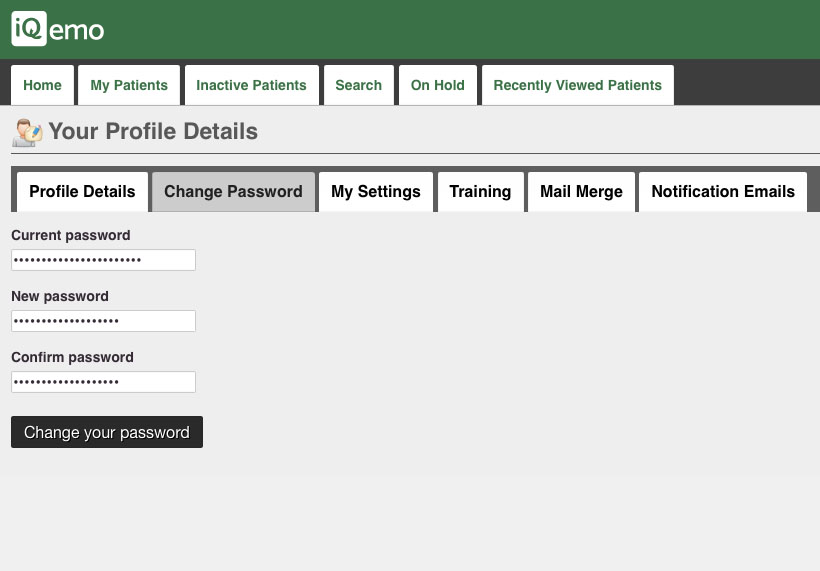 how-do-i-reset-my-iqemo-password-iq-healthtech